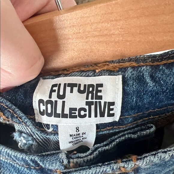 Future collective wide leg denim jeans - Picture 5 of 8